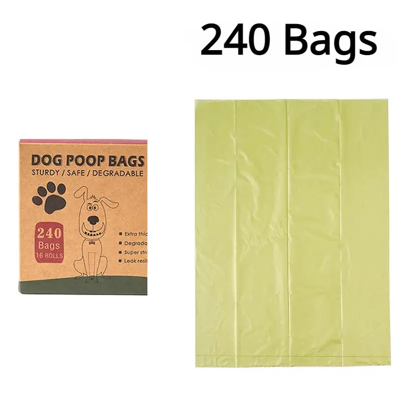 EPI Biodegradable Pet Garbage Bag Dog Poop Bags Dog Poop Bag Dispenser Dog Cleaning Supplies Dog Products for Dogs - MaJuah