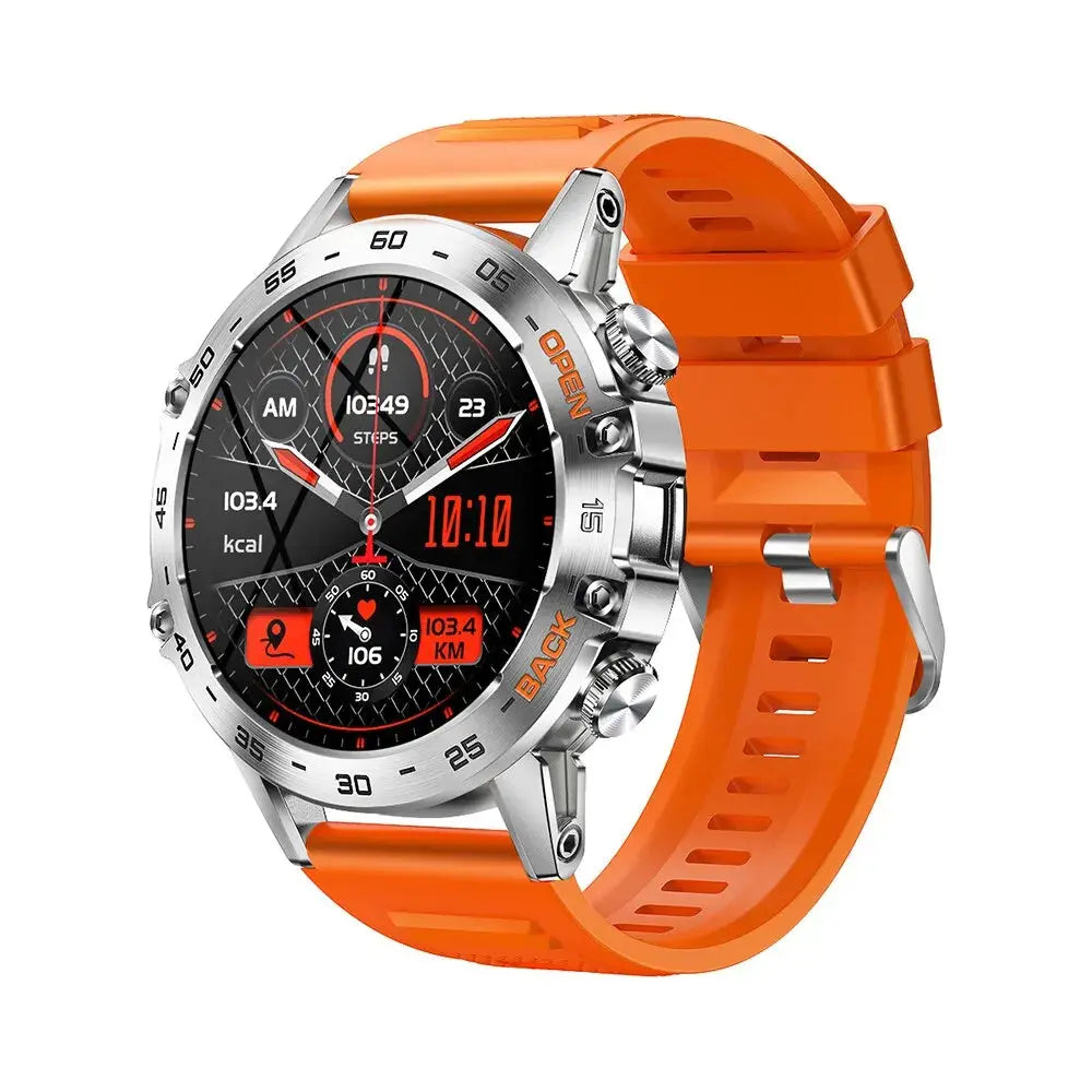 MELANDA Steel 1.39 Bluetooth Call Smart Watch Men Sports Fitness Tracker Watches IP67 Waterproof Smartwatch for Android IOS K52 - MaJuah