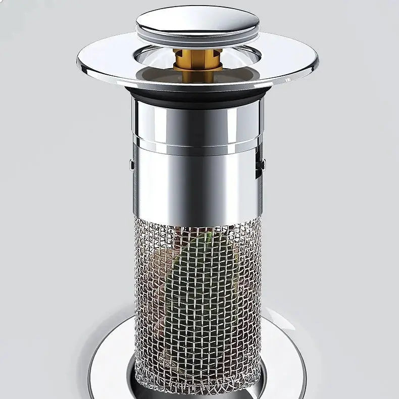 Washbasin Leak Plug ABS Floor Drain Filter Anti Odor Pop-Up Bounce Core Basin Stopper Hair Sink Strainer - MaJuah