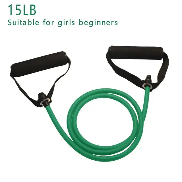 Resistance Exercise Bands With Handles For Men and Women, Home Strength Training Equipment - MaJuah