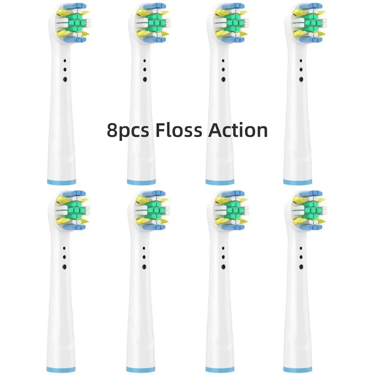 Toothbrush Replacement Heads Refill for Braun Oral-B Electric Toothbrush Pro1000 Pro 3000 Pro5000 Pro7000 Vitality Floss Action - MaJuah