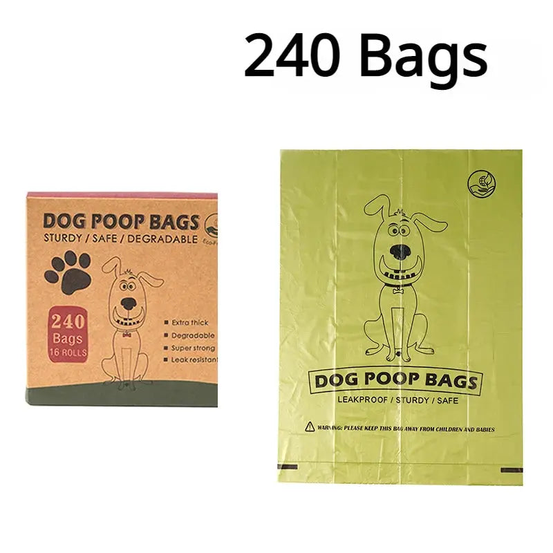 EPI Biodegradable Pet Garbage Bag Dog Poop Bags Dog Poop Bag Dispenser Dog Cleaning Supplies Dog Products for Dogs - MaJuah
