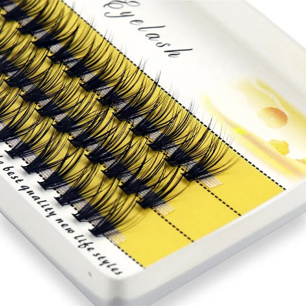 20D/30D Mink Eyelashes 1 Box/60 Bundles Natural Eyelash extension 3D Russia Individual Eyelash Cluster Makeup Tools Lashes Cilia - MaJuah
