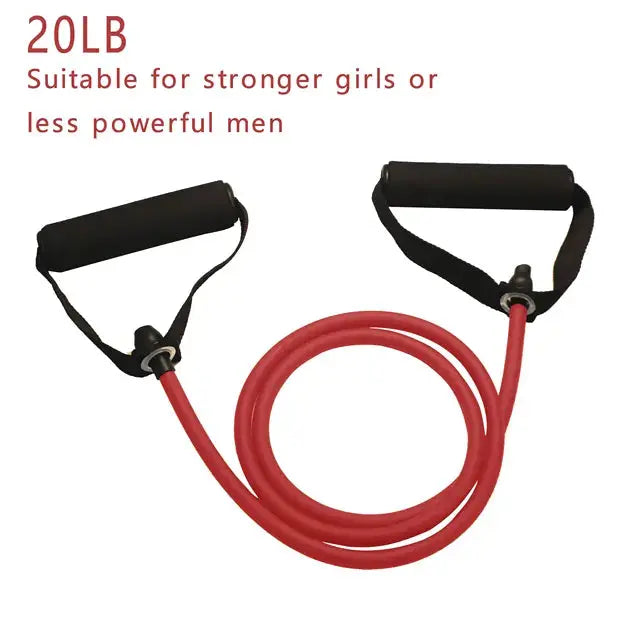Resistance Exercise Bands With Handles For Men and Women, Home Strength Training Equipment - MaJuah