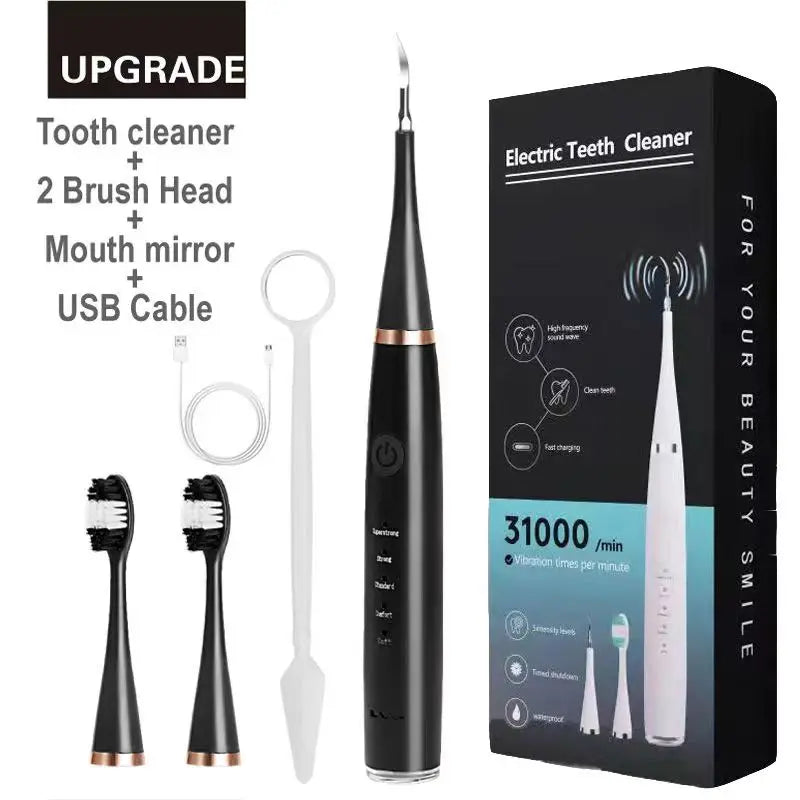 Sonic Electric Toothbrush Teeth Cleaner Dental Teeth Scaler USB Rechargeable Dental Calculus Stains Tartar Plaque Remover Tools
