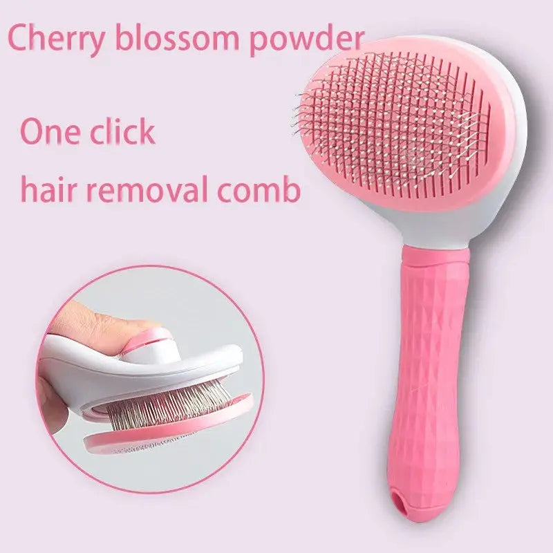 Pet Dog Hair Brush Cat Comb Pet Hair Remover Brush for Dogs Cats Puppy Kitten Grooming Tools Dogs Accessories Pet Supplies - MaJuah