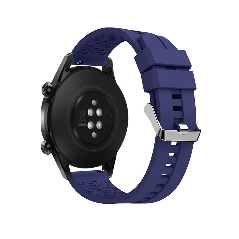 20mm 22mm Silicone band for Samsung Galaxy Watch 6-4-5 pro-6 classic/Active 2 40/44mm strap huawei watch gt 3-2-2e-pro bracelet