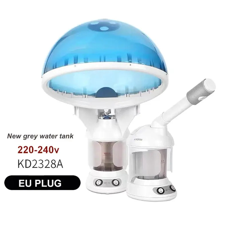 Face Hair Steamer Machine Humidifier Hot Nano Mist Sprayer Facial Ozone Vaporizer Hair Moisturizing Hydration Home Salon Steamer - MaJuah