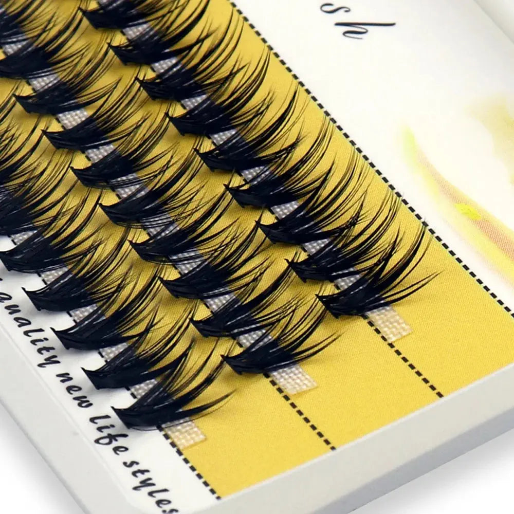 20D/30D Mink Eyelashes 1 Box/60 Bundles Natural Eyelash extension 3D Russia Individual Eyelash Cluster Makeup Tools Lashes Cilia - MaJuah