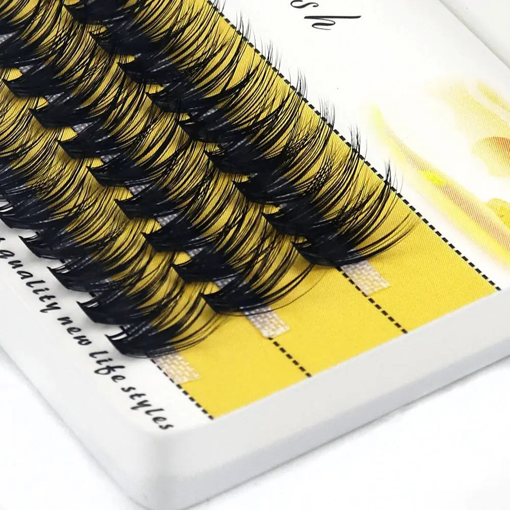 20D/30D Mink Eyelashes 1 Box/60 Bundles Natural Eyelash extension 3D Russia Individual Eyelash Cluster Makeup Tools Lashes Cilia - MaJuah