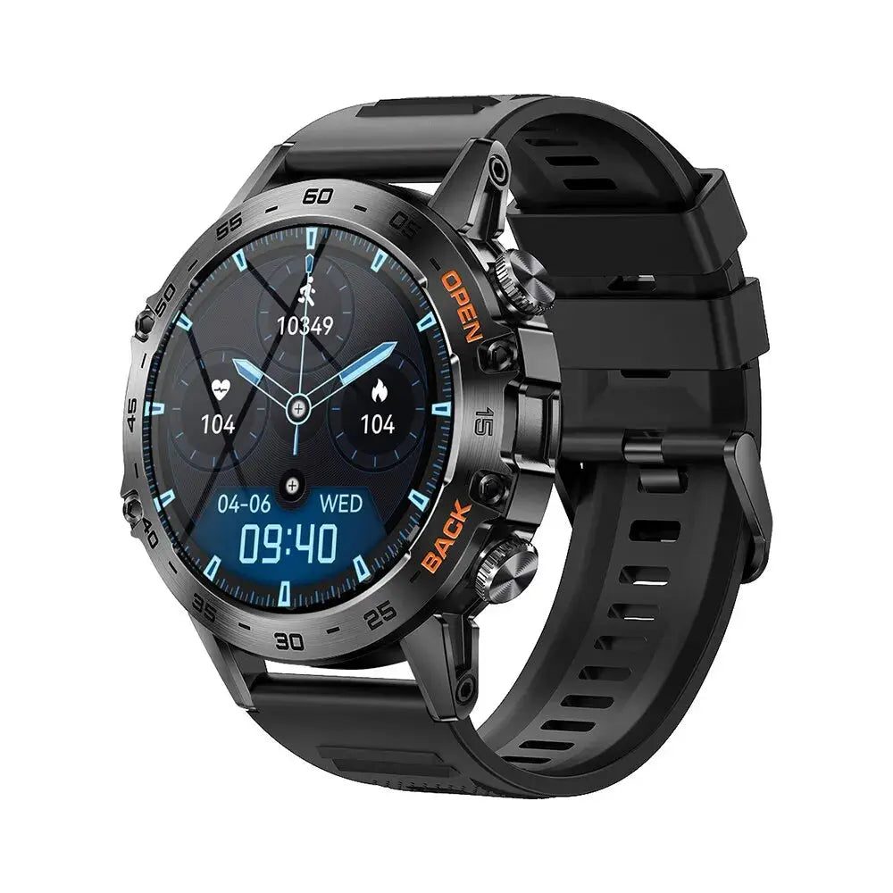 MELANDA Steel 1.39 Bluetooth Call Smart Watch Men Sports Fitness Tracker Watches IP67 Waterproof Smartwatch for Android IOS K52 - MaJuah