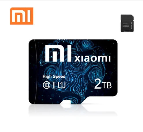 XIAOMI Memory Card 2TB Micro TF SD Card 1TB Class10 High Speed 512GB128GB Cartao De Memoria Data Storage For Phone/Camera/Games