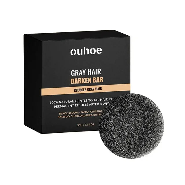 Hair Darkening Shampoo Bar Soap Anti Dandruff Deep Hair Care Nourishment Frizz Itchy Improve Beautiful Cleansing Black Head Z2M5