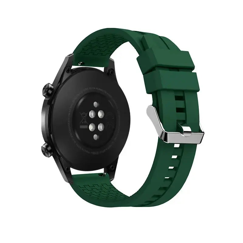 20mm 22mm Silicone band for Samsung Galaxy Watch 6-4-5 pro-6 classic/Active 2 40/44mm strap huawei watch gt 3-2-2e-pro bracelet - MaJuah