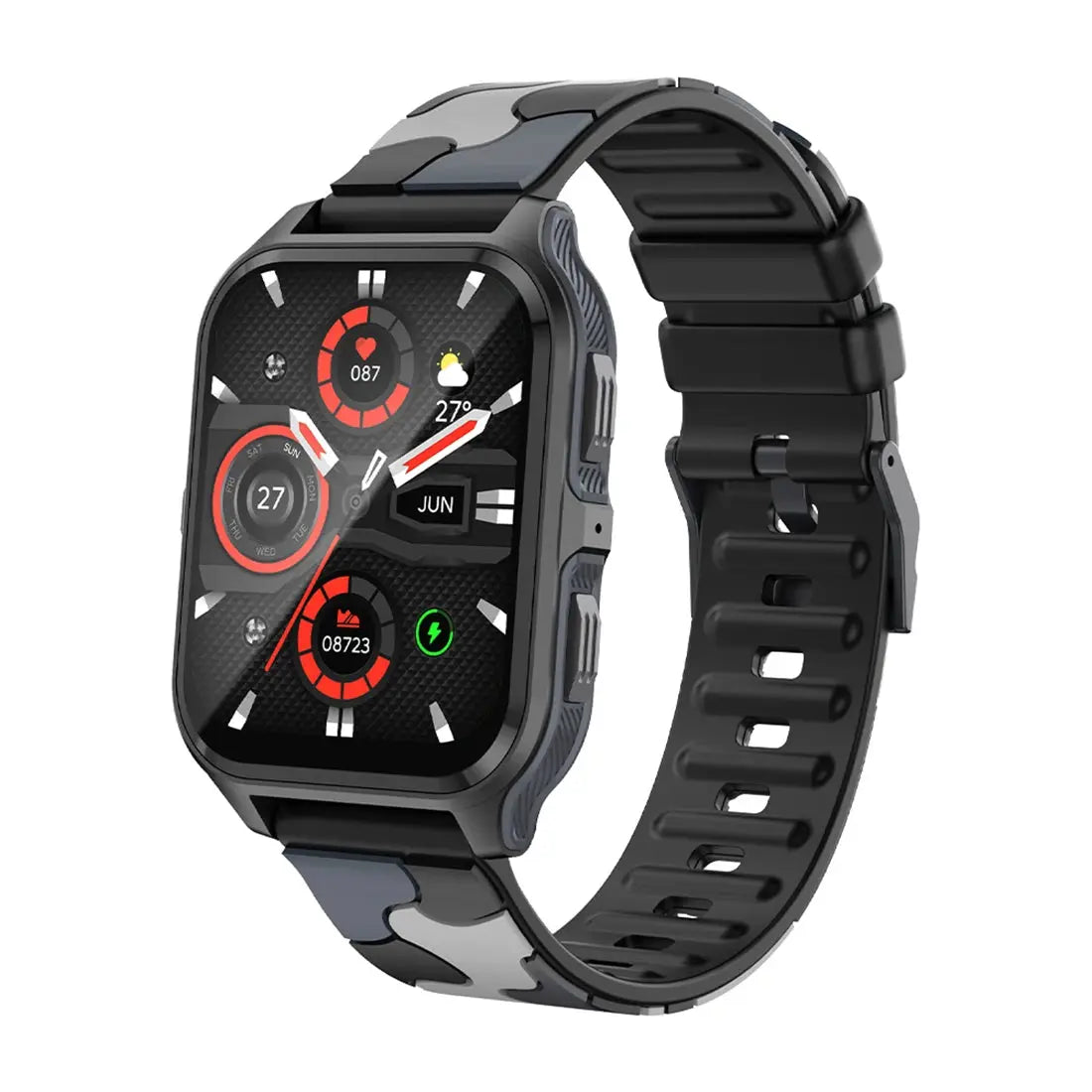 COLMI P73 1.9" Outdoor Military Smartwatch Men Bluetooth Call Smart Watch 3ATM IP68 Waterproof For Xiaomi Android iOS Phone - MaJuah