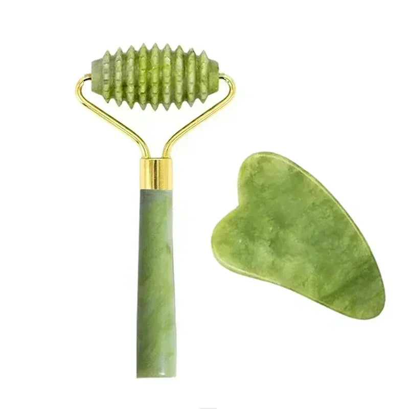 Natural Jade Face Massager Gua Sha Stone Face Guasha Masaje Facial Board Acupoint Eye Care SPA Massager Tool massage visage