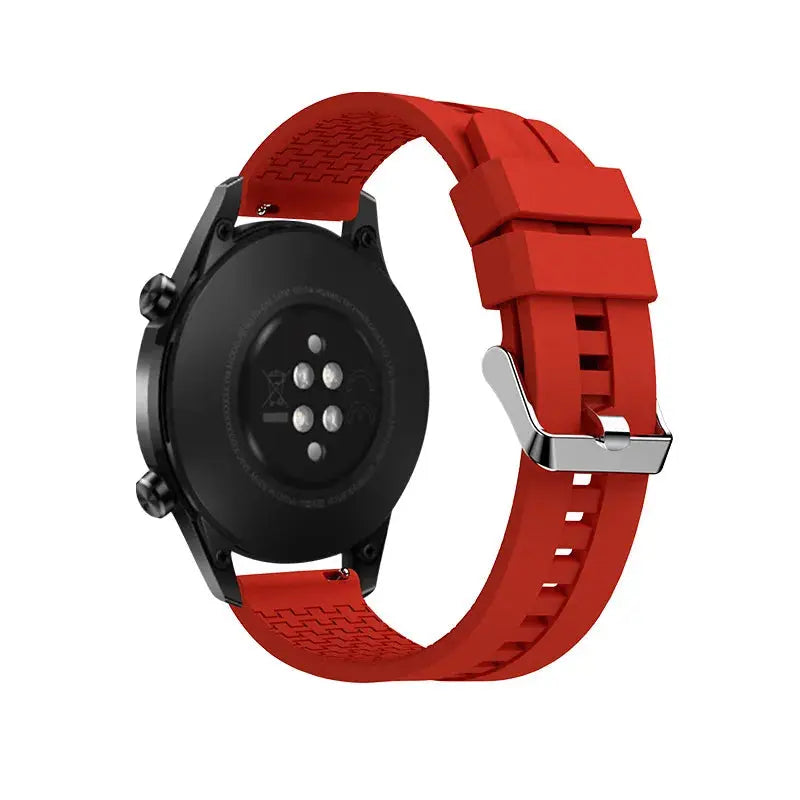 20mm 22mm Silicone band for Samsung Galaxy Watch 6-4-5 pro-6 classic/Active 2 40/44mm strap huawei watch gt 3-2-2e-pro bracelet - MaJuah