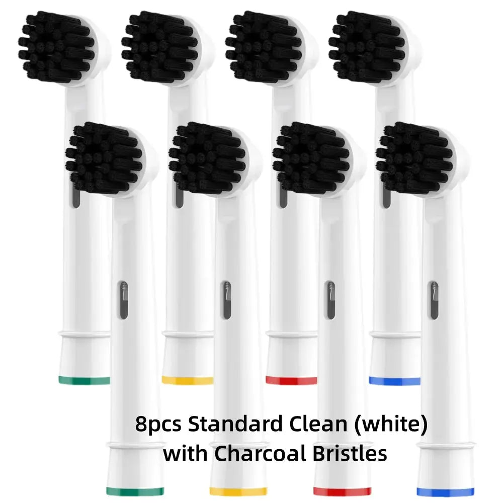 Toothbrush Replacement Heads Refill for Braun Oral-B Electric Toothbrush Pro1000 Pro 3000 Pro5000 Pro7000 Vitality Floss Action - MaJuah
