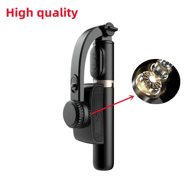 FANGTUOSI Mobile Video stabilizer Bluetooth selfie stick tripod Gimbal Stabilizer For Smartphone Live vertical shooting bracket - MaJuah