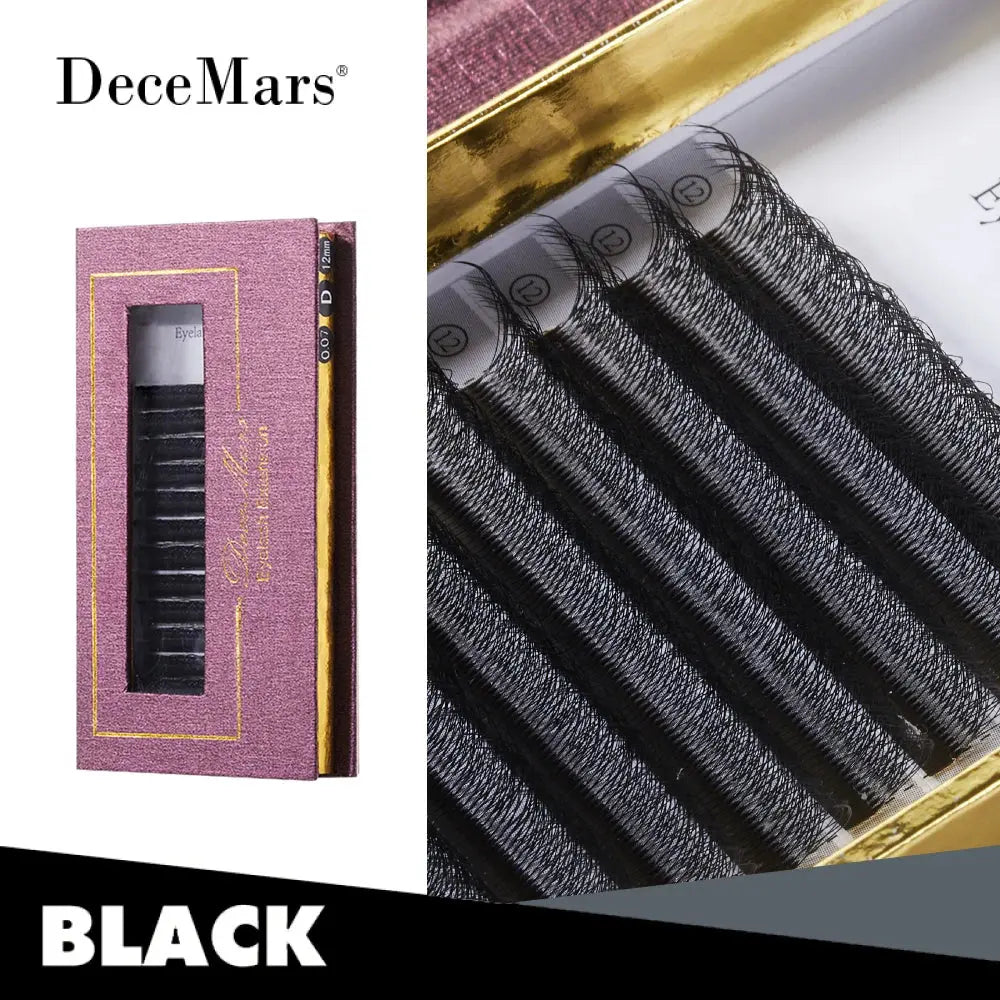 DeceMars 5D - W Shaped Eyelash Extension (12line/Tray) - MaJuah