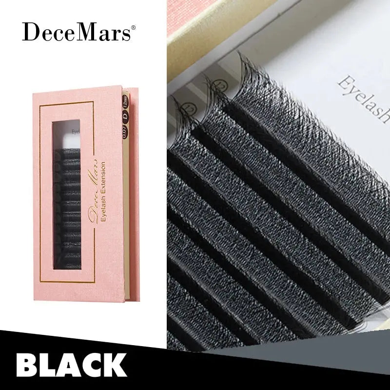 DeceMars 4D - W Shaped Eyelash Extension (12line/Tray) - MaJuah