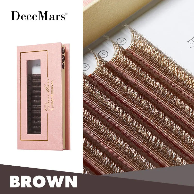 DeceMars 4D - W Shaped Eyelash Extension (12line/Tray) - MaJuah