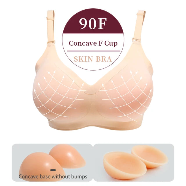 Large Realistic Silicone False Breast For Crossdresser Shemale Transgender Drag Queen Transvestite Mastectomy