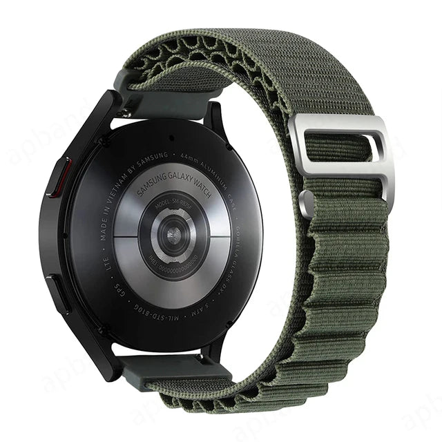 20mm 22mm Band for Samsung Galaxy watch 6/4/5/Pro/classic/3/active 2/Gear S3 Alpine loop bracelet correa HUAWEI GT 2 4 3 Strap