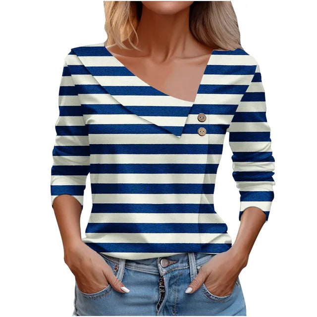 Women Fashion Long Sleeve Top White Floral Print Shirts And Blouses 3D Print Clothes For Women 2024