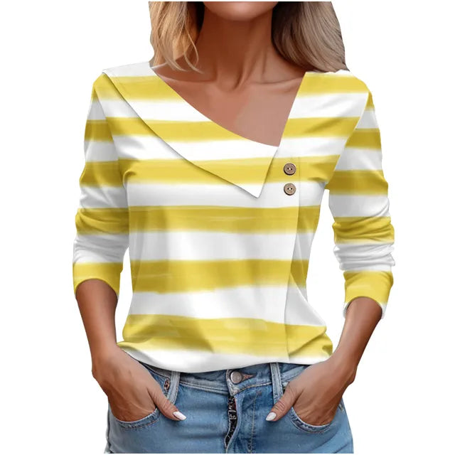 Women Fashion Long Sleeve Top White Floral Print Shirts And Blouses 3D Print Clothes For Women 2024