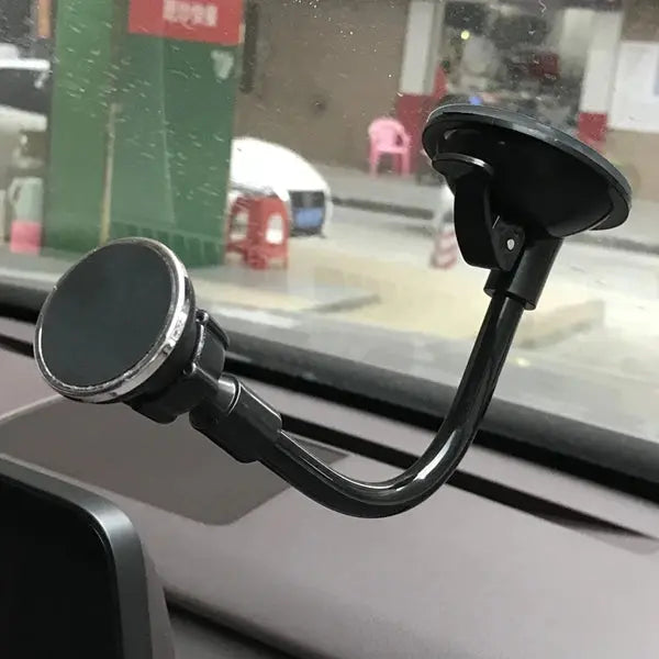 360° Magnetic Car Phone Holder For iPhone 11 Pro Xs Max 12 13 Suction Cup Magnet Car Window Mount Cell Mobile Phone Holder Stand - MaJuah