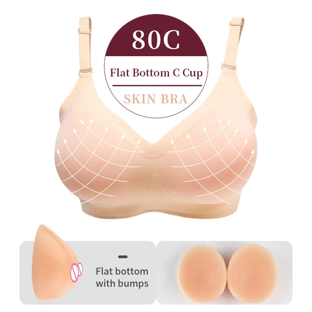 Large Realistic Silicone False Breast For Crossdresser Shemale Transgender Drag Queen Transvestite Mastectomy